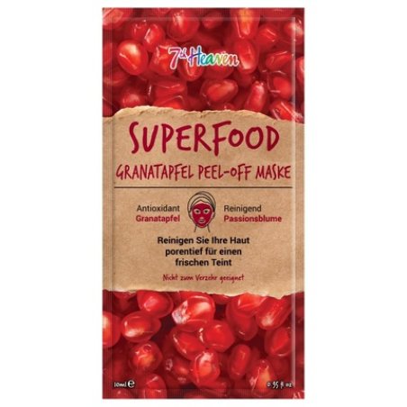 Superfood Peeloff Pomegranate Mask 7th Heaven