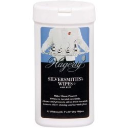 Hagerty 15740 Silversmiths' Wipes 12 Disposable Wipes
