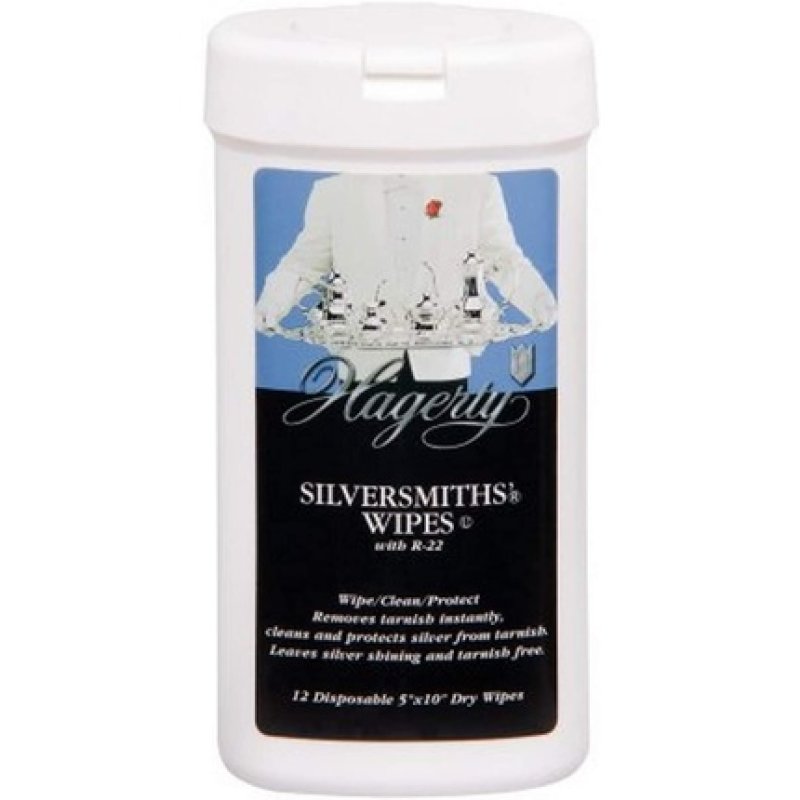Hagerty 15740 Silversmiths' Wipes 12 Disposable Wipes