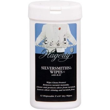 Hagerty 15740 Silversmiths' Wipes 12 Disposable Wipes