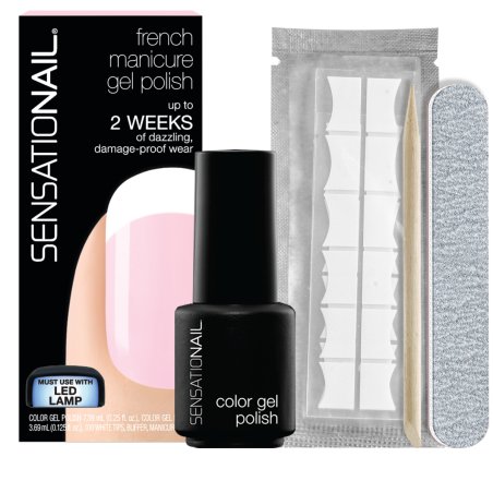 Sensationail Gel Polish Semi Permanent French Manicure Sheer Pink 11.08ml