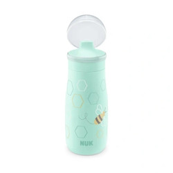 Nuk Minime Sip Bottle 300ml Green Bee For Children 9 Months And Older
