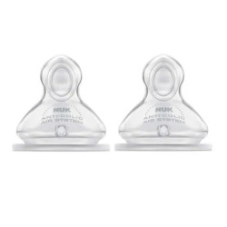 Nuk Nuk First Choice Size 1 Silicone Teat - 2 Units