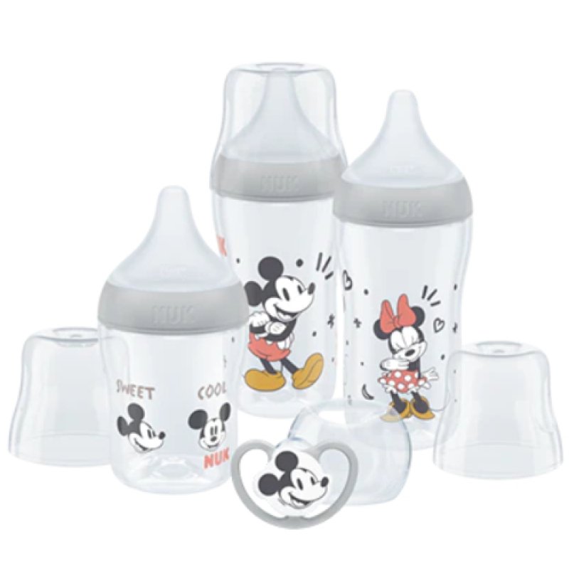 NUK Perfect Match Baby Bottles Set Mickey Mouse Starter Set