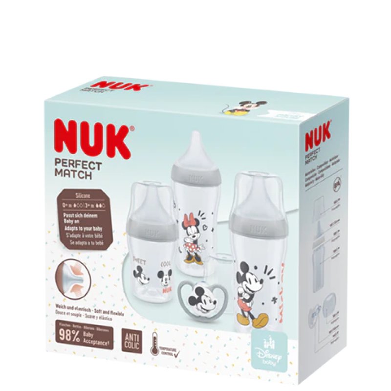 NUK 10225330 newborn feeding starter set