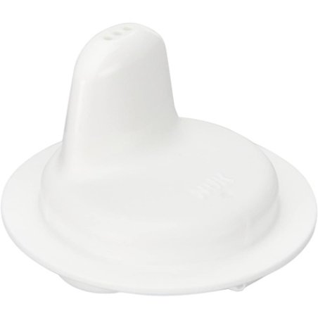NUK Hard Drinking Spout for Kiddy Cup Bite-Resistant Smooth and Leak-Proof BPA-Free White