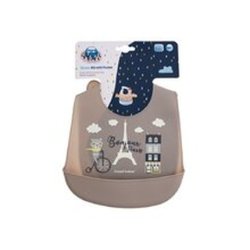 Canpol Babies Bonjour Paris Silicone Bib With Pocket