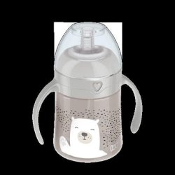 LOVI 35/360 Weighted Straw Beginner Buddy Bear Cup 150ml