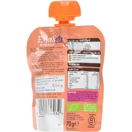 Ella's Kitchen Peaches Baby Food 70g