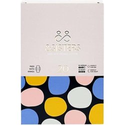 Sisters Organic Cotton Duo Pads with Wings 20 Count