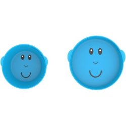 Matchstick Monkey Food Time Plate & Bowl Monkey with Integrated Suction Cup/Anti-Slip Plate and Bowl/Antimicrobial