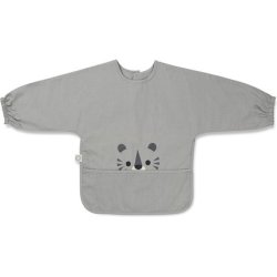 Franck & Fischer Bib With Long Sleeves Grey
