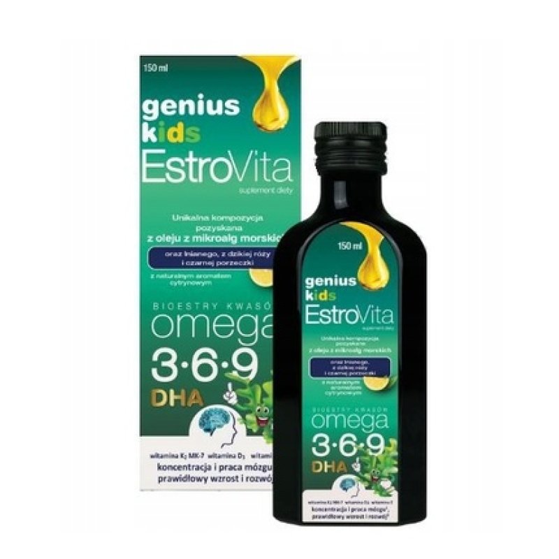 Estrovita Genius Kids Lemon Flavor 150 Ml