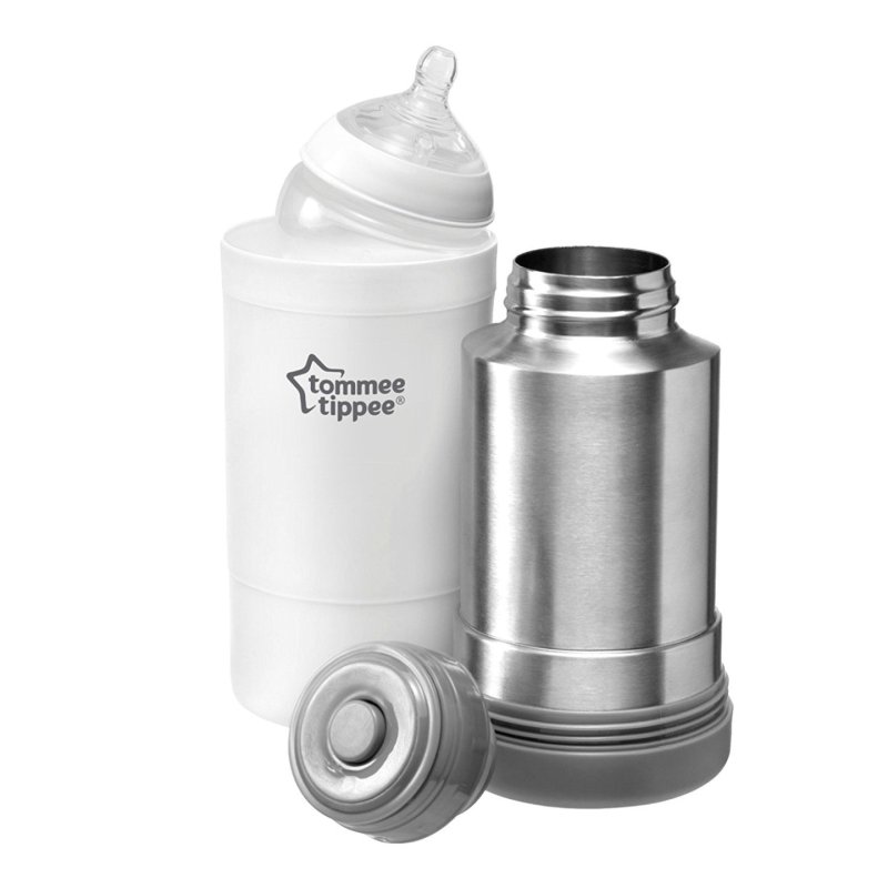 Tommee Tippee Travel Bottle And food warmer Stainless steel, White