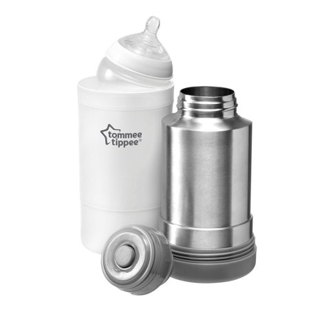 Tommee Tippee Travel Bottle And food warmer Stainless steel, White