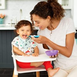 Munchkin Love A Bowls Toddler & Baby Bowls with Lids Bright Plastic Baby Feeding Bowls & Food Storage Containers