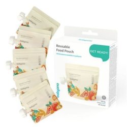 Babyono Reusable Food Pouches 150ml 5 Pieces