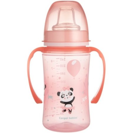 Canpol Babies Exotic Animals Bicchiere Salvagoccia 6 Months Pink 240 Ml