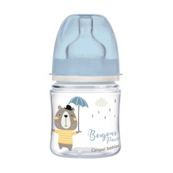 Easystart Wide Anticolic Bottle Bonjour Paris Blue 120ml