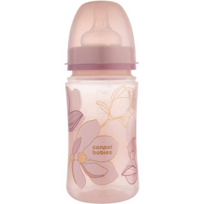 Canpol Babies Easystart Gold Bottle 3 Months Pink 240 Ml