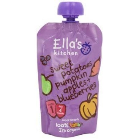 Ellas Kitchen S1 Swt Pota Pumpk & Blberries 120g X 9 Pack Of 9