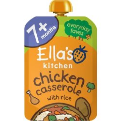 Ella's Kitchen Organic Chick-Chick Chicken Casserole with Rice From 7 Months 130g