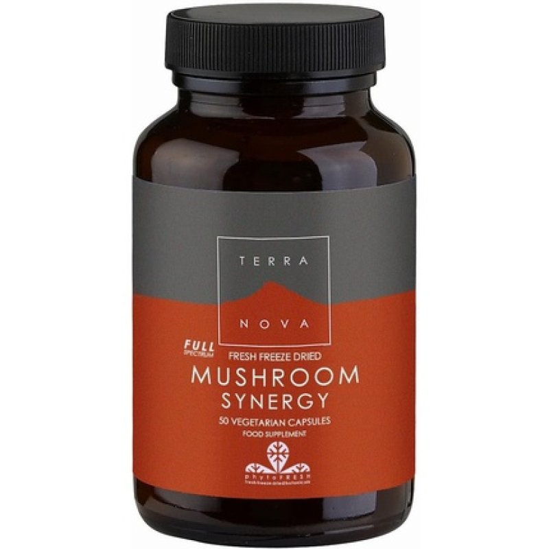 Terranova Mushrooms Synergy Super-Blend Capsules 50
