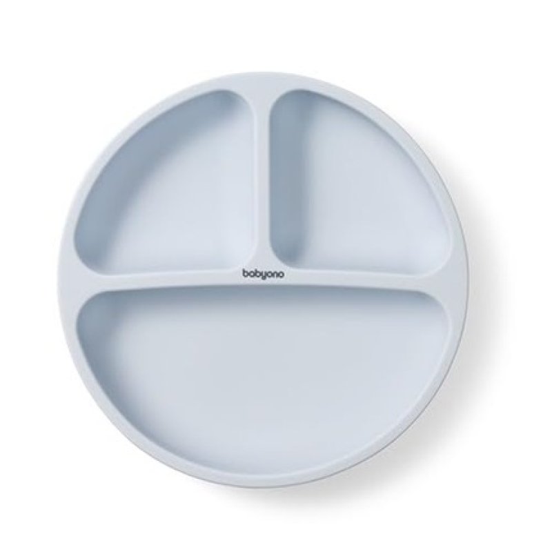Babyono Silicone Suction Cup Plate - Blue