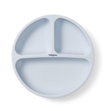 Babyono Silicone Suction Cup Plate - Blue
