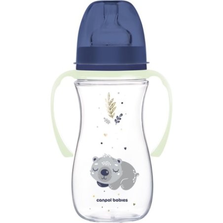 Canpol Babies Easystart Sleepy Koala 300 Ml Bottle Blue For 12 Months And Older