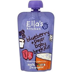 Ella's Kitchen Vegetarian Blueberry & Pear Baby Brekkie X 6 Pack Of 6