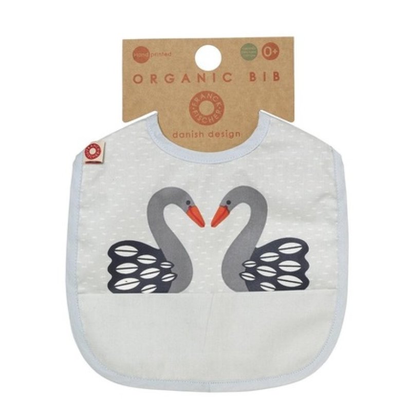 Franck & Fischer Bib Swan Grey
