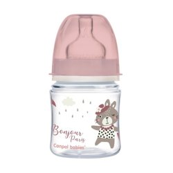 Easystart Wide Anti-Colic Bottle Bonjour Paris Pink 120ml