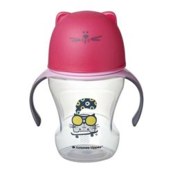 Tommee Tippee Trainer Cup Children's Cup with Soft Spout 230ml Pink