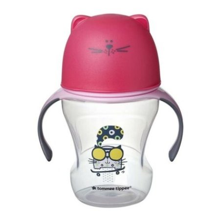 Tommee Tippee Trainer Cup Children's Cup with Soft Spout 230ml Pink