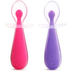 Munchkin Gentle Scoop Silicone Training Spoons for Toddlers and Babies