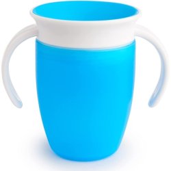 Munchkin Miracle 360 Sippy Cup Trainer Toddler Cup BPA Free with Handles 7oz Blue
