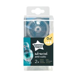 Closer To Nature Advanced Anti-Colic Teat For Bottles Multi-Flow 0 Months 2 Pieces
