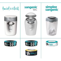 Tommee Tippee Sangenic Tec Refill Cassettes - Pack of 3