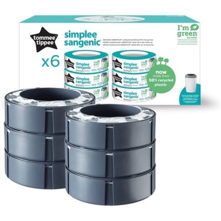 Tommee Tippee Simplee Sangenic Nappy Bin Refills, Sustainably Sourced