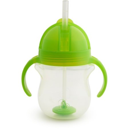 Munchkin Any Angle Click Lock Weighted Straw Trainer cup Green Universal 1 pc(s)