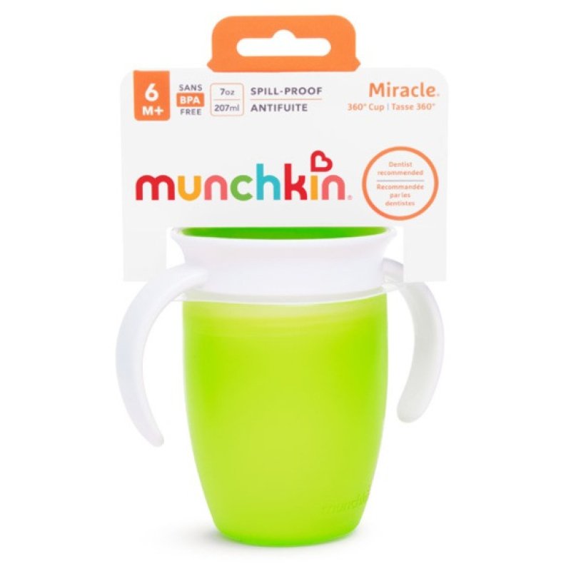 Munchkin Miracle 360 Trainer Cup Tasse Vert Universel 1 pièce(s)