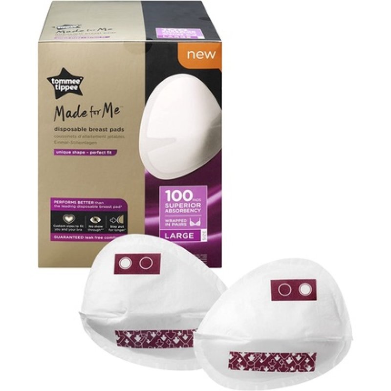 Tommee Tippeemade For Medaily Disposable Breast Pads, Contoured, Soft, Super