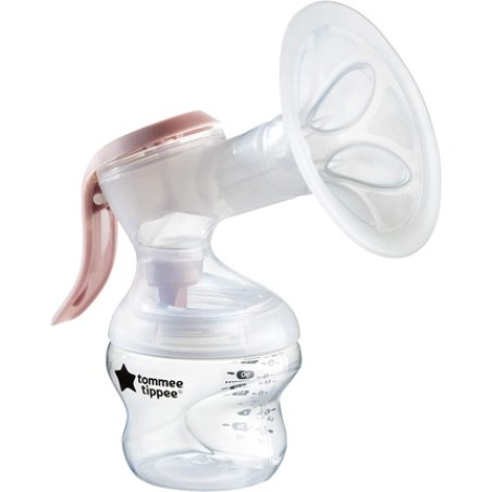 Tommee Tippee Made For Me Single Manual Breast Pump, Strong Suction, Soft Feel