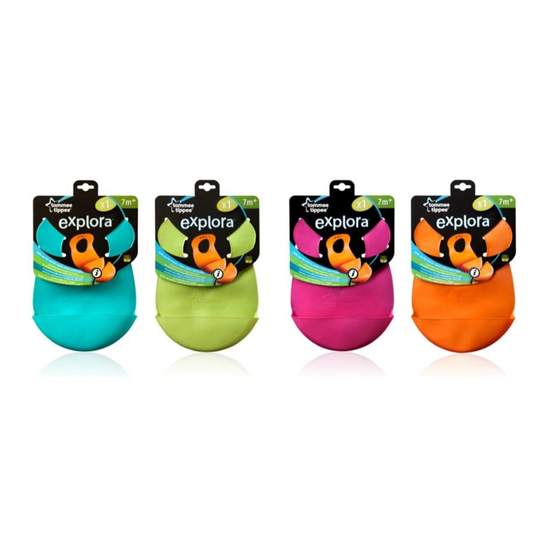 Tommee Tippee Roll'n Go Bib - Rollable Pink