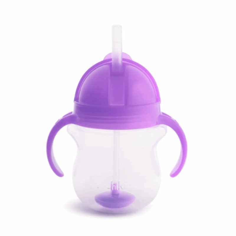 Munchkin Any Angle Straw Cup Purple 207ml