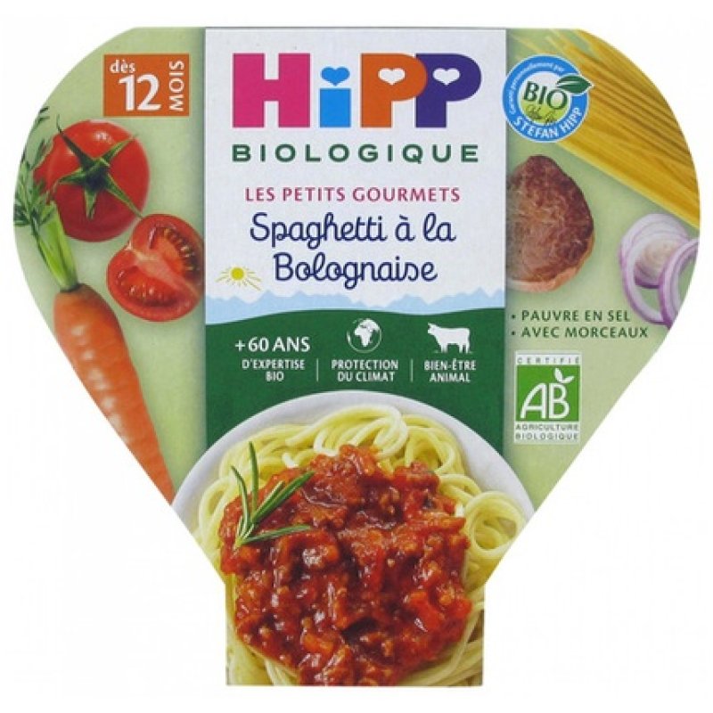 Hipp Les Petits Gourmets Organic Spaghetti Bolognese for 12 Months 230g
