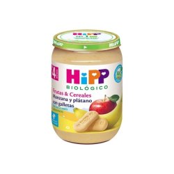 Hipp Apple And Banana Puree With Cookies 4 Months Organic 190g