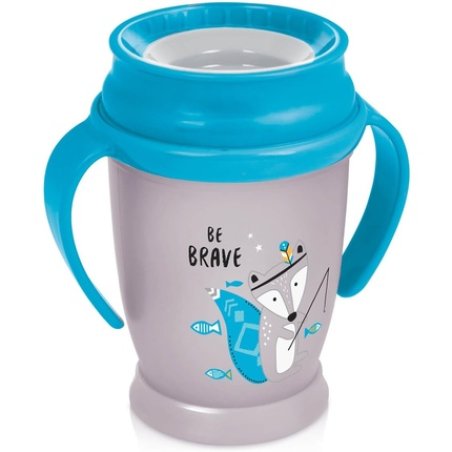 LOVI 360 Degree Toddler Trainer Sippy Cup 250ml BPA Free with SteriTouch Antibacterial Protection and Profiled Handles
