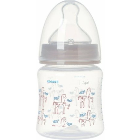 Korres Plastic Baby Bottle With Slow Flow Silicone Nipple 150ml